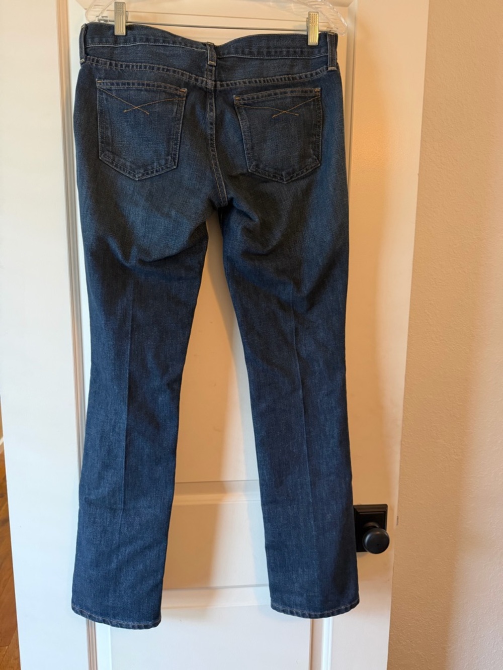 GAP Straight Boy Cut Dark Blue Jeans